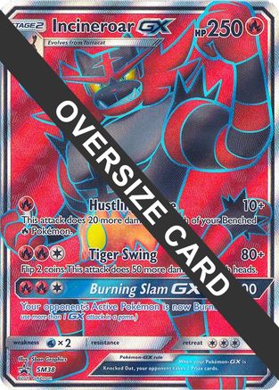 Image of Incineroar GX SM38  - Holofoil Jumbo Cards - Promo