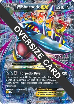Image of M Sharpedo EX XY200  - Holofoil Jumbo Cards - Promo