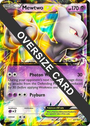 Image of Mewtwo EX XY183  - Holofoil Jumbo Cards - Promo