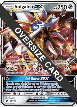Image of Solgaleo GX 089/149  - Holofoil Jumbo Cards - Promo