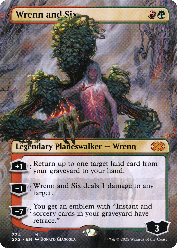 Image of Wrenn and Six (Borderless) (2X2-334) - Double Masters 2022 (Borderless) Foil