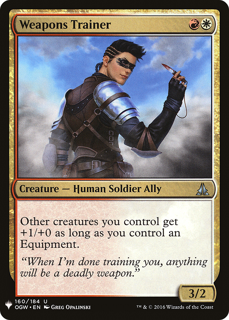 Image of Weapons Trainer (LIST-160) - The List