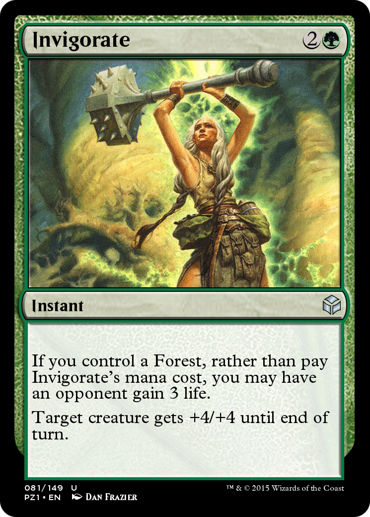 Image of Invigorate (PZ1-081) - Legendary Cube Prize Pack Foil