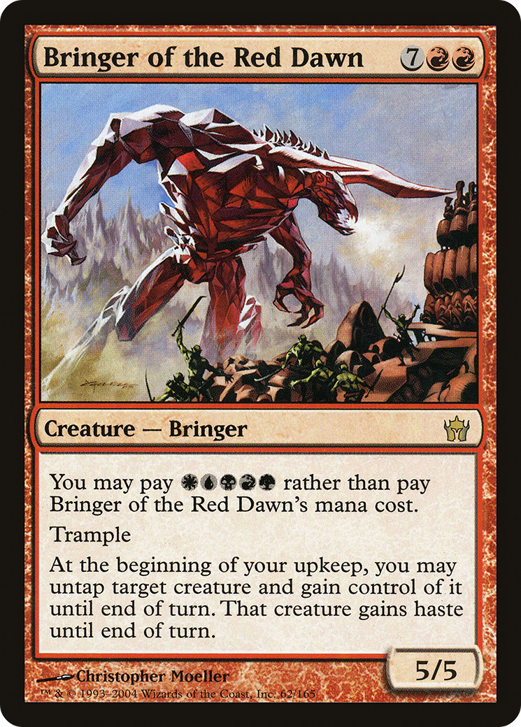 Image of Bringer of the Red Dawn (5DN-062) - Fifth Dawn
