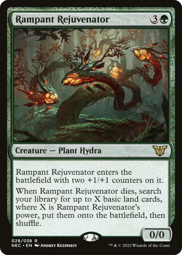 Image of Rampant Rejuvenator (NEC-028) - Neon Dynasty Commander