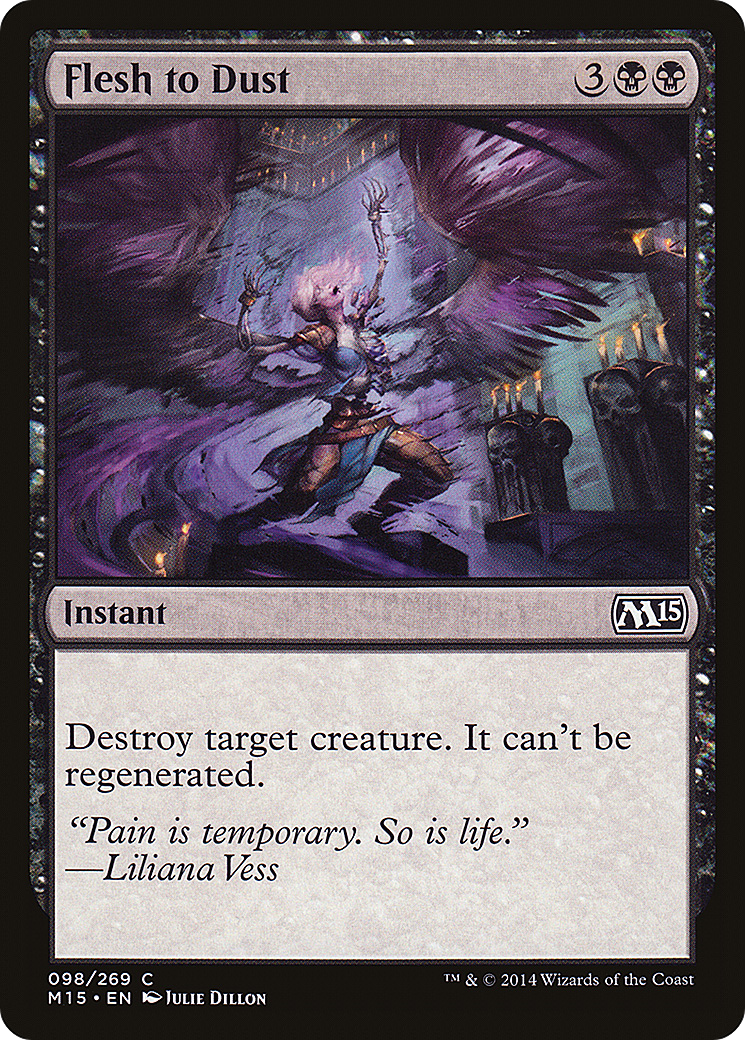 Image of Flesh to Dust (M15-098) - Magic 2015 Foil