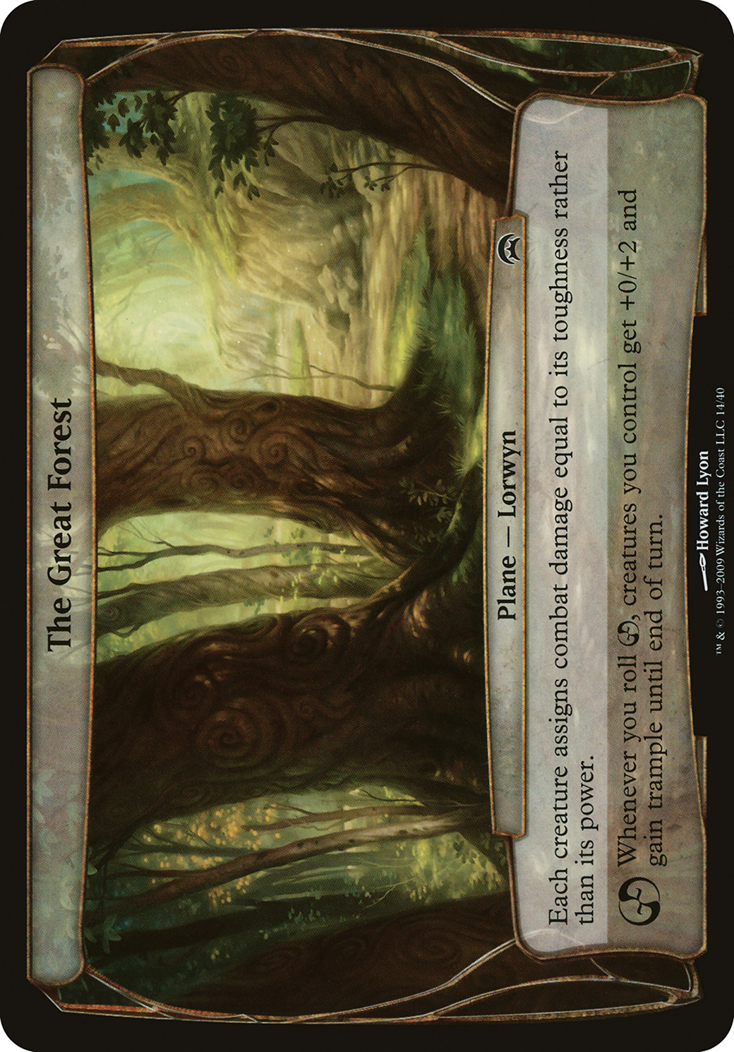 Image of The Great Forest (Planechase) (OHOP-014) - Planechase Planes
