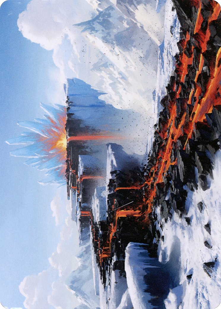 Image of Surtland Frostpyre // Surtland Frostpyre (ASKHM-075) - Art Series: Kaldheim (Borderless) Foil