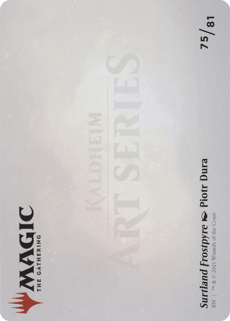 Image of Surtland Frostpyre // Surtland Frostpyre (ASKHM-075) - Art Series: Kaldheim (Borderless)