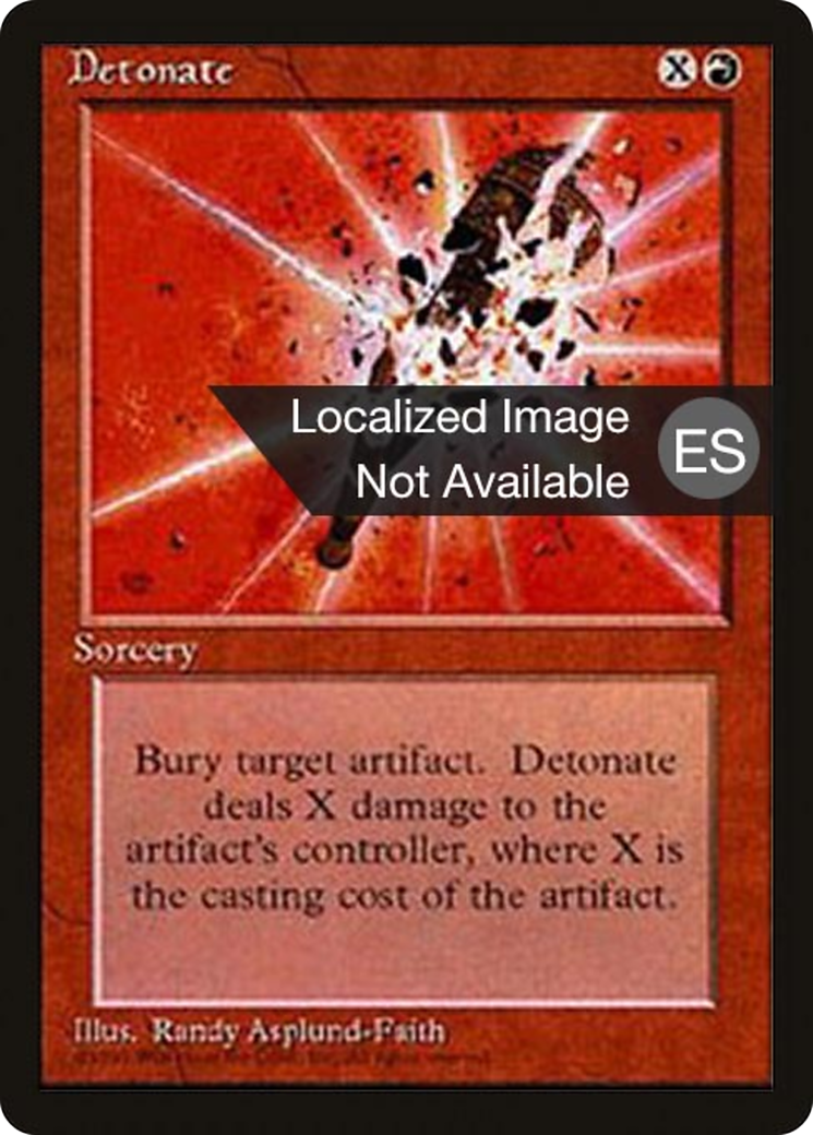 Image of Detonate (4BB-) - Fourth Edition Foreign Black Border