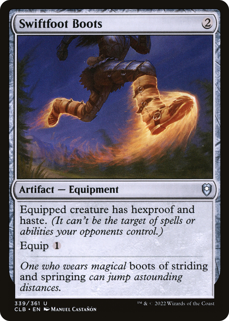 Image of Swiftfoot Boots (CLB-339) - Commander Legends: Battle for Baldur's Gate