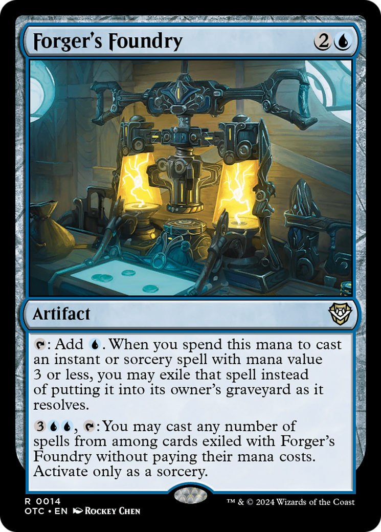Image of Forger's Foundry (OTC-014) - Outlaws of Thunder Junction Commander