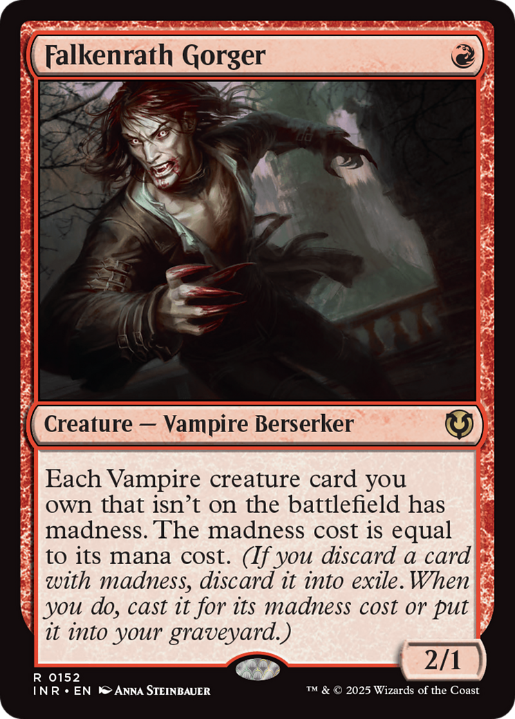Image of Falkenrath Gorger (INR-152) - Innistrad Remastered Foil