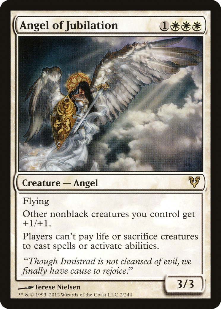 Image of Angel of Jubilation (AVR-002) - Avacyn Restored