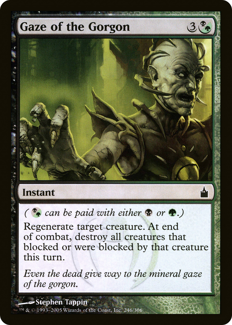 Image of Gaze of the Gorgon (RAV-246) - Ravnica: City of Guilds