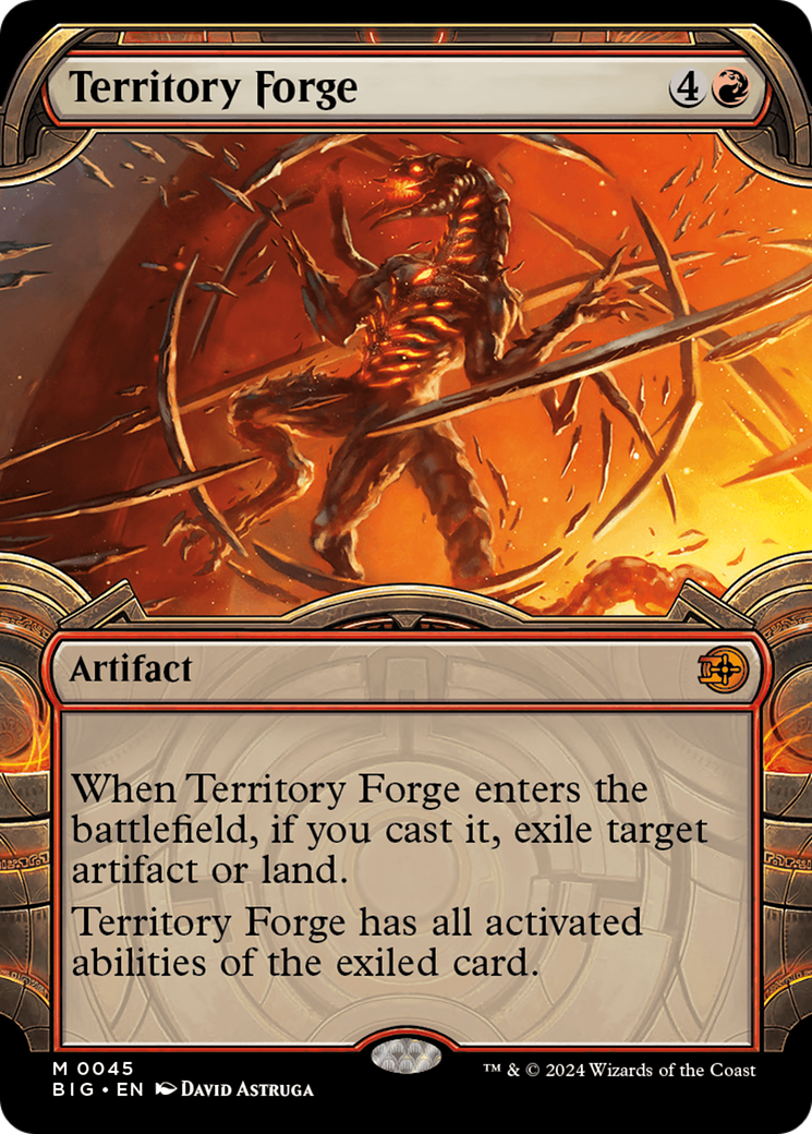 Image of Territory Forge (Showcase) (BIG-045) - The Big Score: (Showcase) Foil