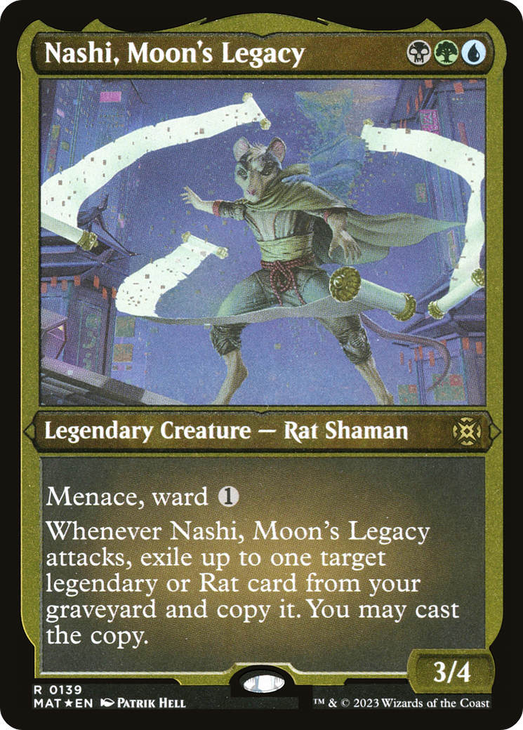 Image of Nashi, Moon's Legacy (MAT-139) - March of the Machine: The Aftermath Etched Foil