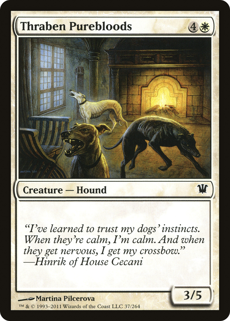 Image of Thraben Purebloods (ISD-037) - Innistrad Foil