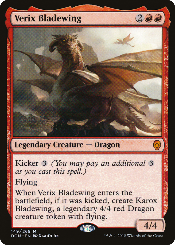 Image of Verix Bladewing (DOM-149) - Dominaria Foil