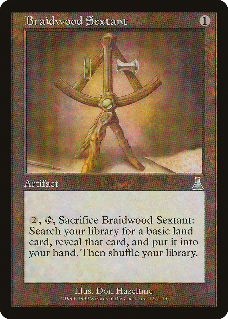 Image of Braidwood Sextant (UDS-127) - Urza's Destiny Foil