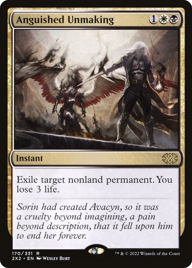 Image of Anguished Unmaking (2X2-170) - Double Masters 2022 Foil
