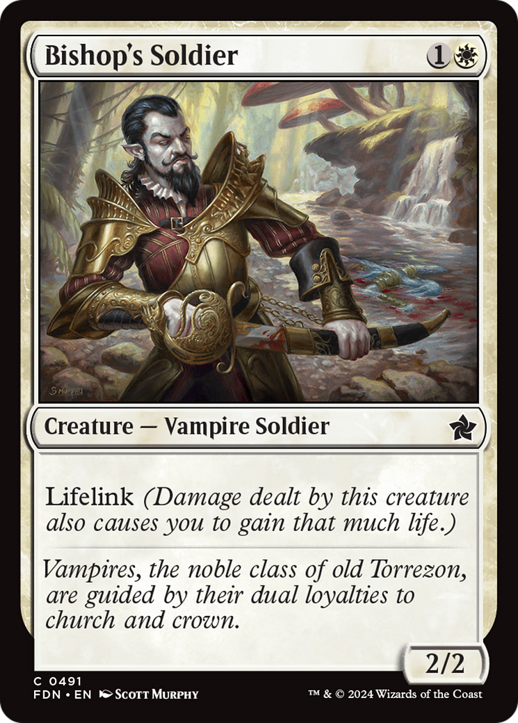 Image of Bishop's Soldier (FDN-491) - Foundations
