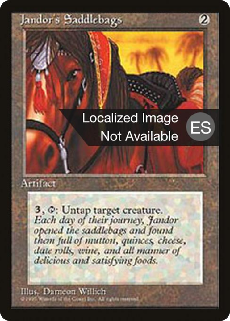 Image of Jandor's Saddlebags (4BB-) - Fourth Edition Foreign Black Border