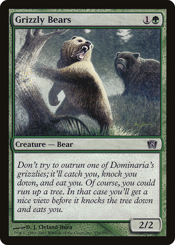 Image of Grizzly Bears (8ED-256) - 8th Edition Foil