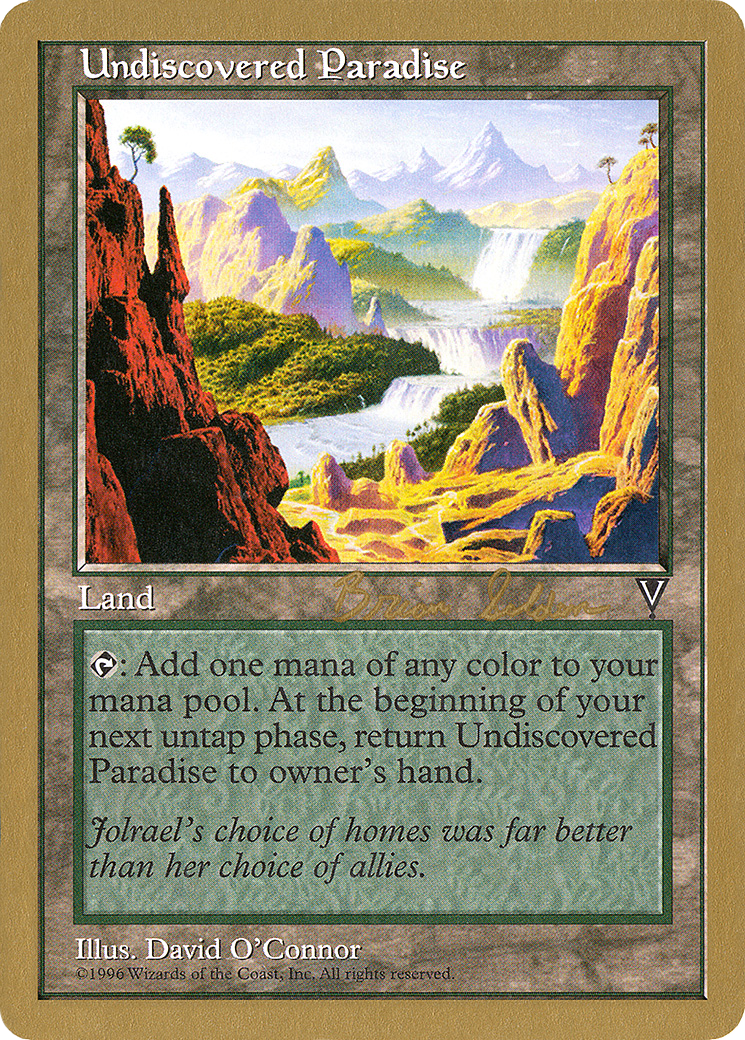Image of Undiscovered Paradise - 1998 Brian Selden (VIS) (WCD-) - World Championship Decks 1998