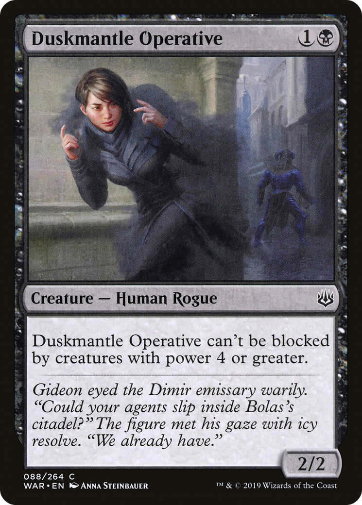 Image of Duskmantle Operative (WAR-088) - War of the Spark Foil