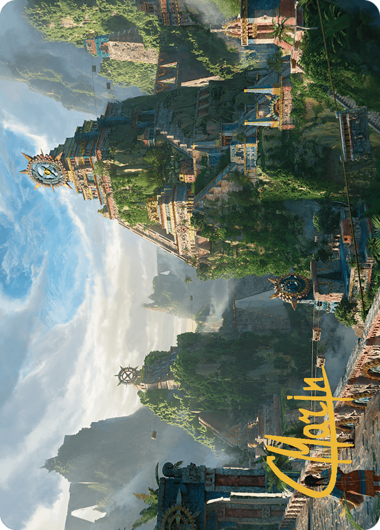 Image of Clifftop Retreat // Clifftop Retreat (ALCI-081) - The Lost Caverns of Ixalan Art Series (Borderless) Foil