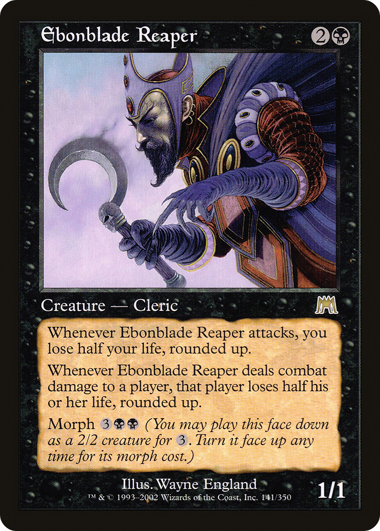 Image of Ebonblade Reaper (ONS-141) - Onslaught Foil