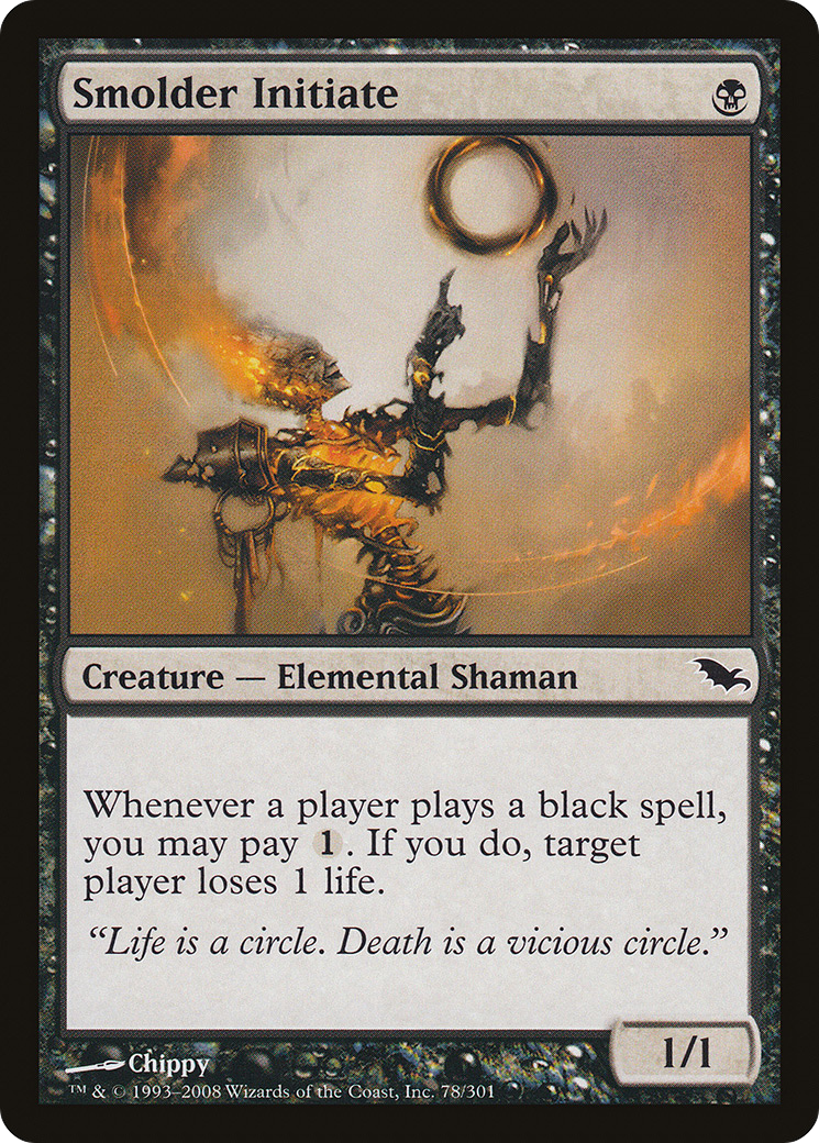 Image of Smolder Initiate (SHM-078) - Shadowmoor