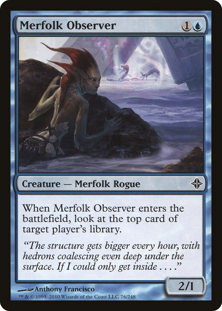 Image of Merfolk Observer (ROE-076) - Rise of the Eldrazi