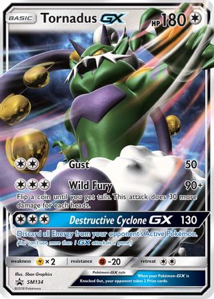 Image of Tornadus GX SM134  - Holofoil SM Promos - Promo