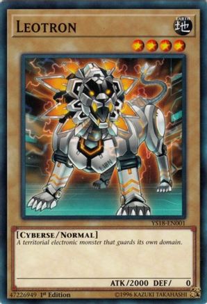 Image of Leotron (YS18-EN001) - Starter Deck: Codebreaker 1st Edition