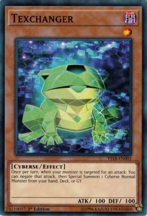 Image of Texchanger (YS18-EN002) - Starter Deck: Codebreaker 1st Edition