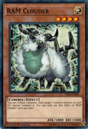 Image of RAM Clouder (YS18-EN006) - Starter Deck: Codebreaker 1st Edition