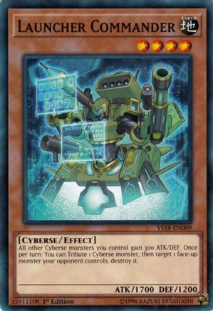 Image of Launcher Commander (YS18-EN009) - Starter Deck: Codebreaker 1st Edition