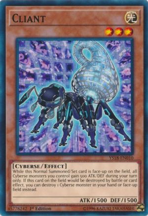 Image of Cliant (YS18-EN010) - Starter Deck: Codebreaker 1st Edition