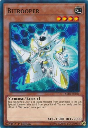 Image of Bitrooper (YS18-EN011) - Starter Deck: Codebreaker 1st Edition