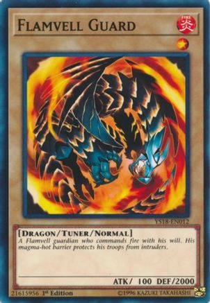 Image of Flamvell Guard (YS18-EN012) - Starter Deck: Codebreaker 1st Edition