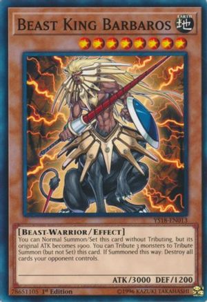 Image of Beast King Barbaros (YS18-EN013) - Starter Deck: Codebreaker 1st Edition