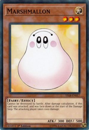 Image of Marshmallon (YS18-EN017) - Starter Deck: Codebreaker 1st Edition