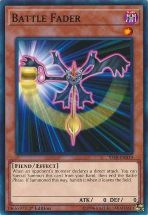 Image of Battle Fader (YS18-EN019) - Starter Deck: Codebreaker 1st Edition