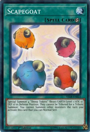 Image of Scapegoat (YS18-EN023) - Starter Deck: Codebreaker 1st Edition