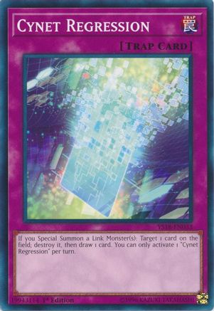 Image of Cynet Regression (YS18-EN033) - Starter Deck: Codebreaker 1st Edition