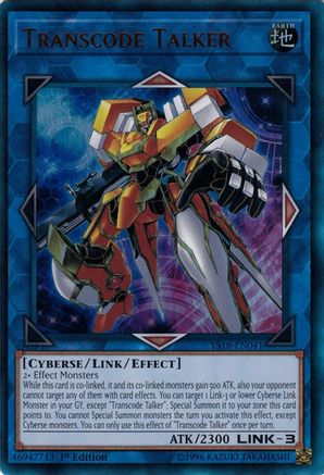 Image of Transcode Talker (YS18-EN041) - Starter Deck: Codebreaker 1st Edition