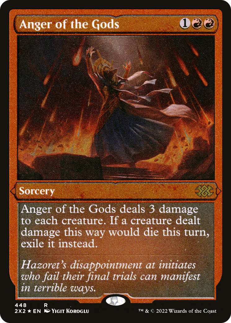 Image of Anger of the Gods (2X2-448) - Double Masters 2022 Foil