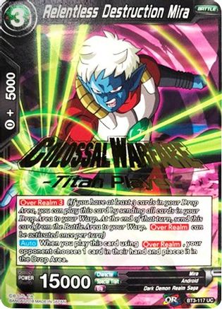 Image of Relentless Destruction Mira (Titan Player Stamped) (BT3-117) - Tournament Promotion Cards